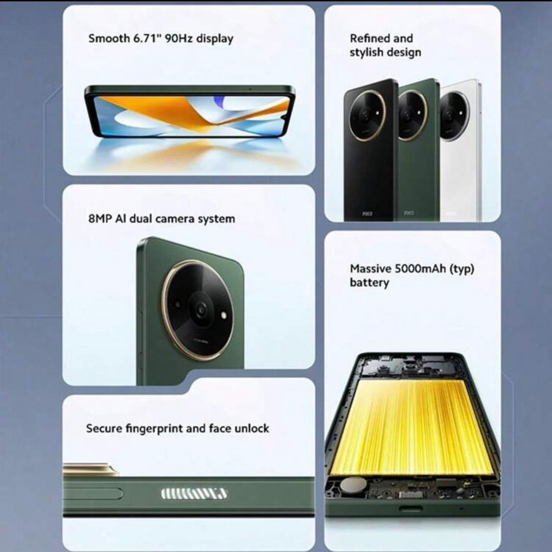 Xiaomi POCO C61 3GB/64GB SIMフリー 新商品未満使い