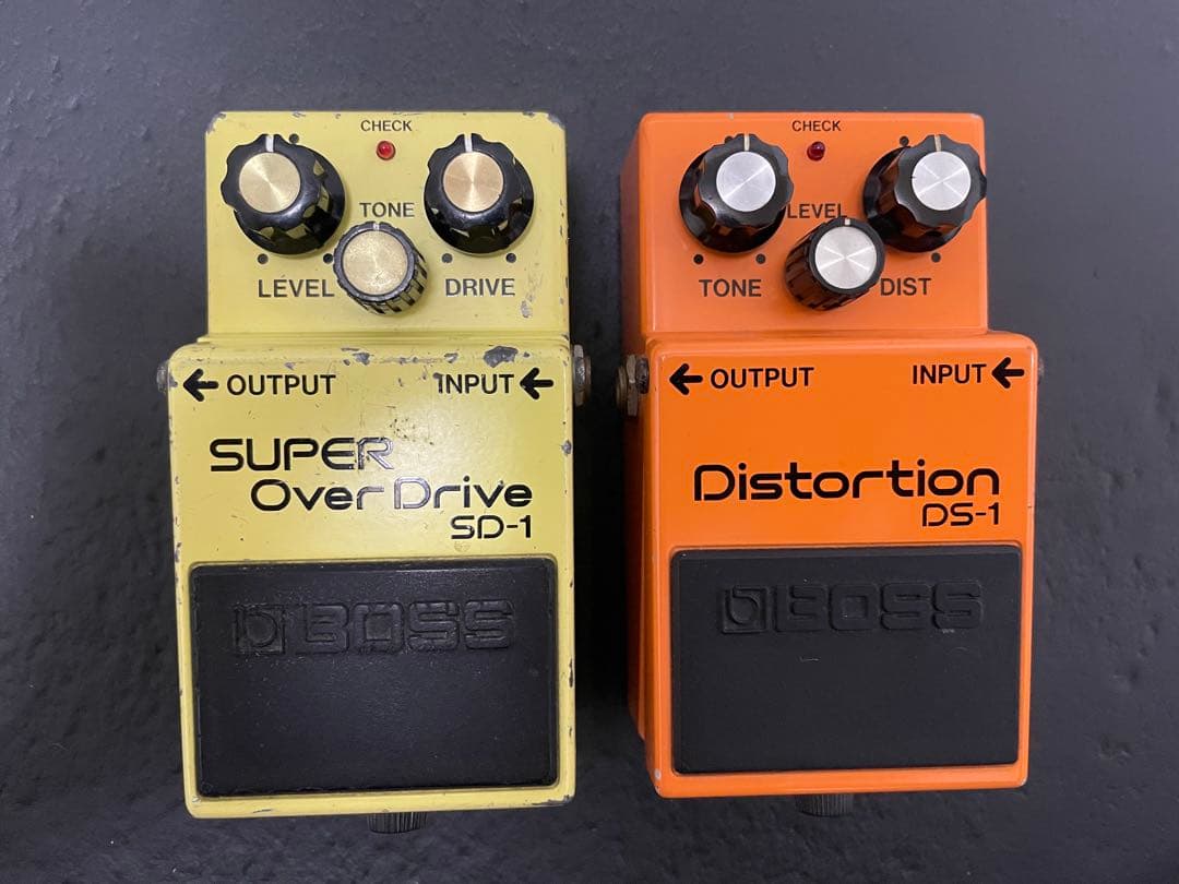 BOSS エフェクター　ディストーション　スーパーオーバードライブ　セット売り！