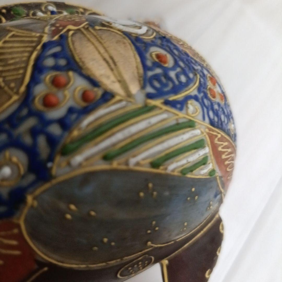 香炉　アンティーク　オールドジャパン　明治　昭和初期　三足