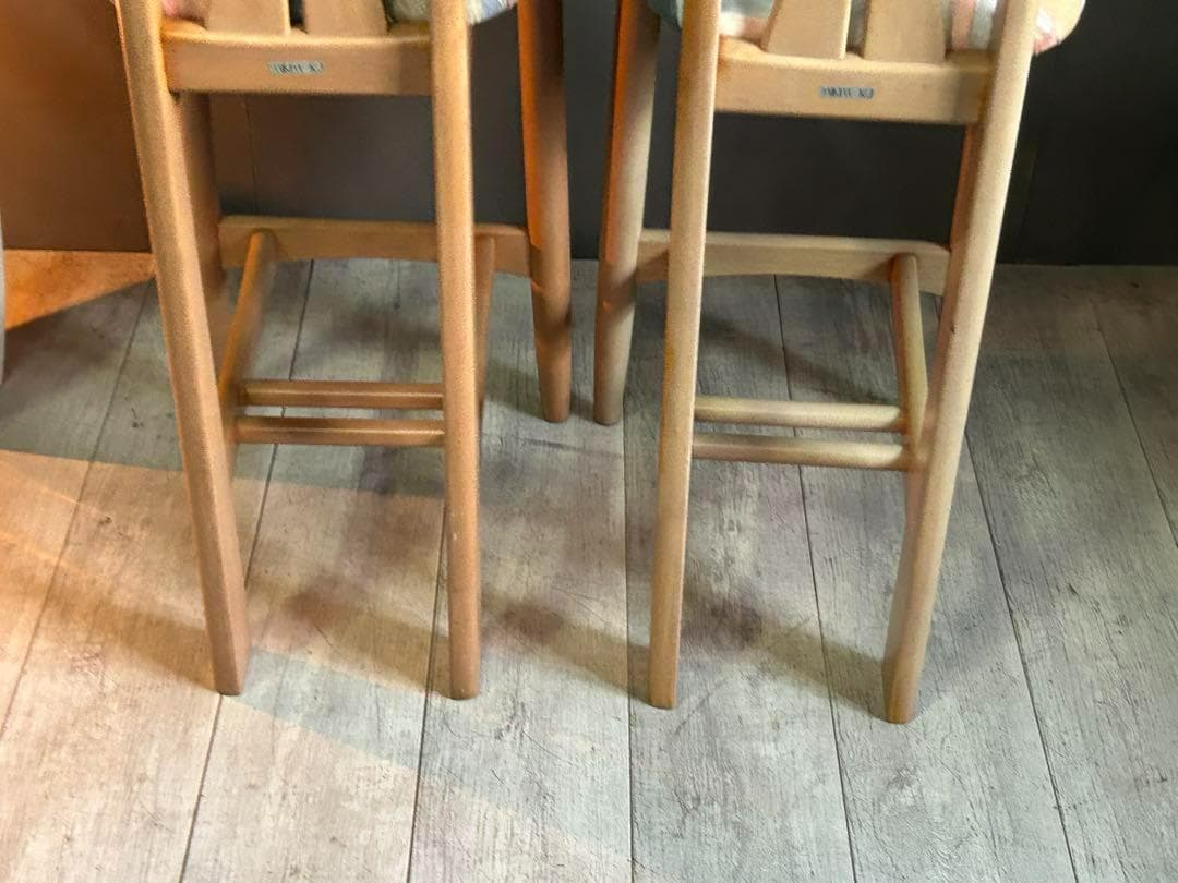 mikimoku ミキモク　カウンターチェア　オールド家具　ヴィンテージ　K