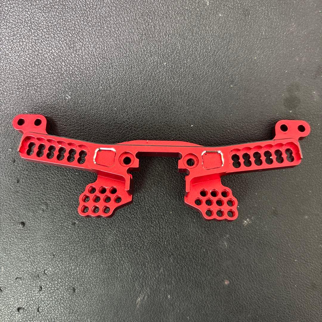 ヨコモ　YD-2シリーズ用　アルミ製 フロント/リヤ　ショックタワー(レッド)