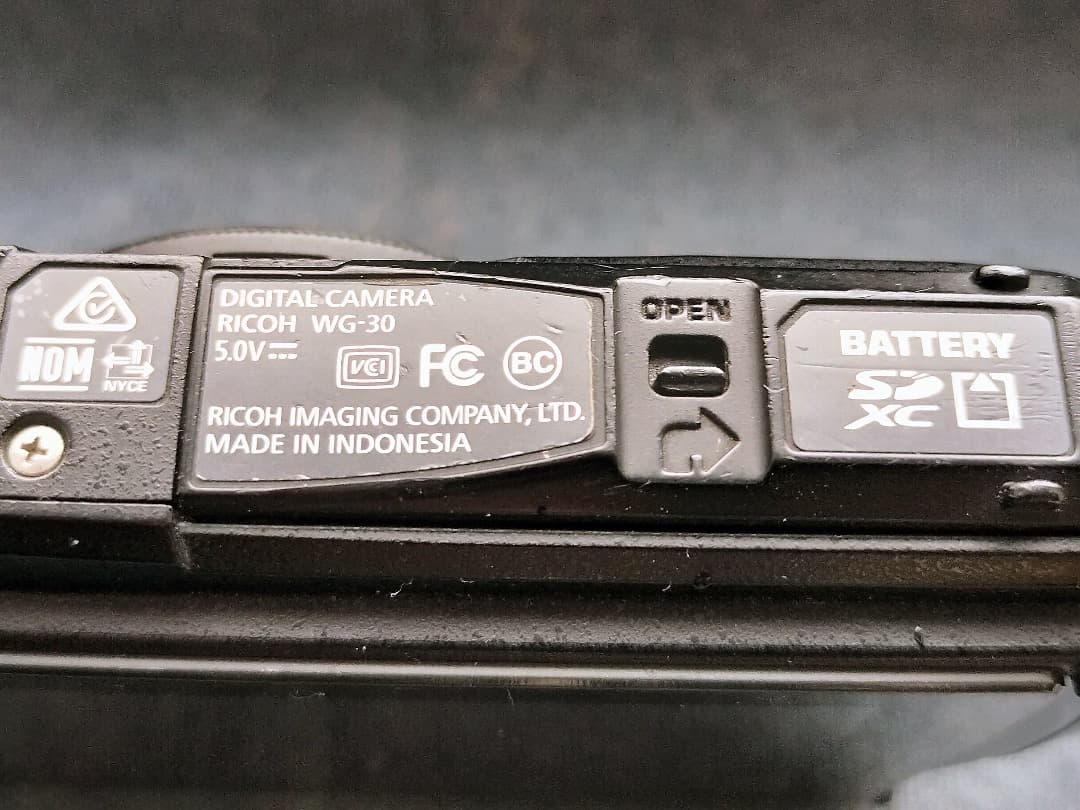 RICOH 防水デジタルカメラ RICOH WG-30　動作確認済