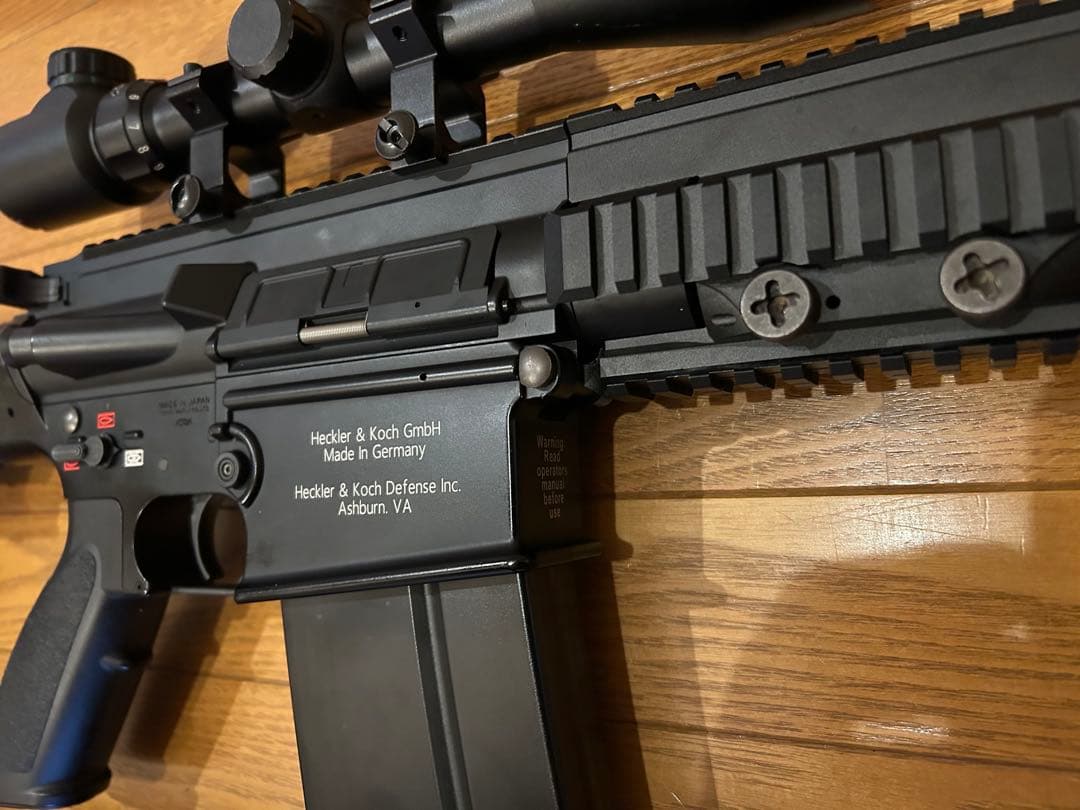HK 417 D ハンドガード2種類メカボックス整備、精密バレル、刻印追加