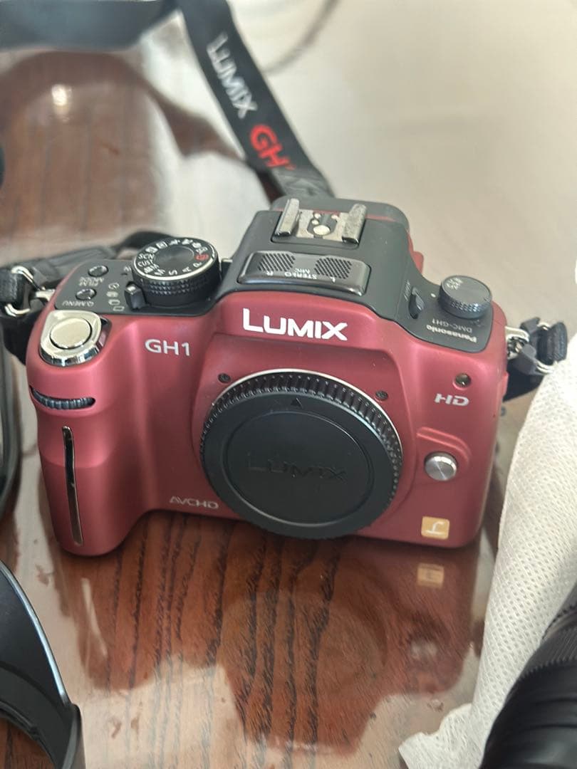 LUMIX GH1 赤色 一眼レフカメラ
