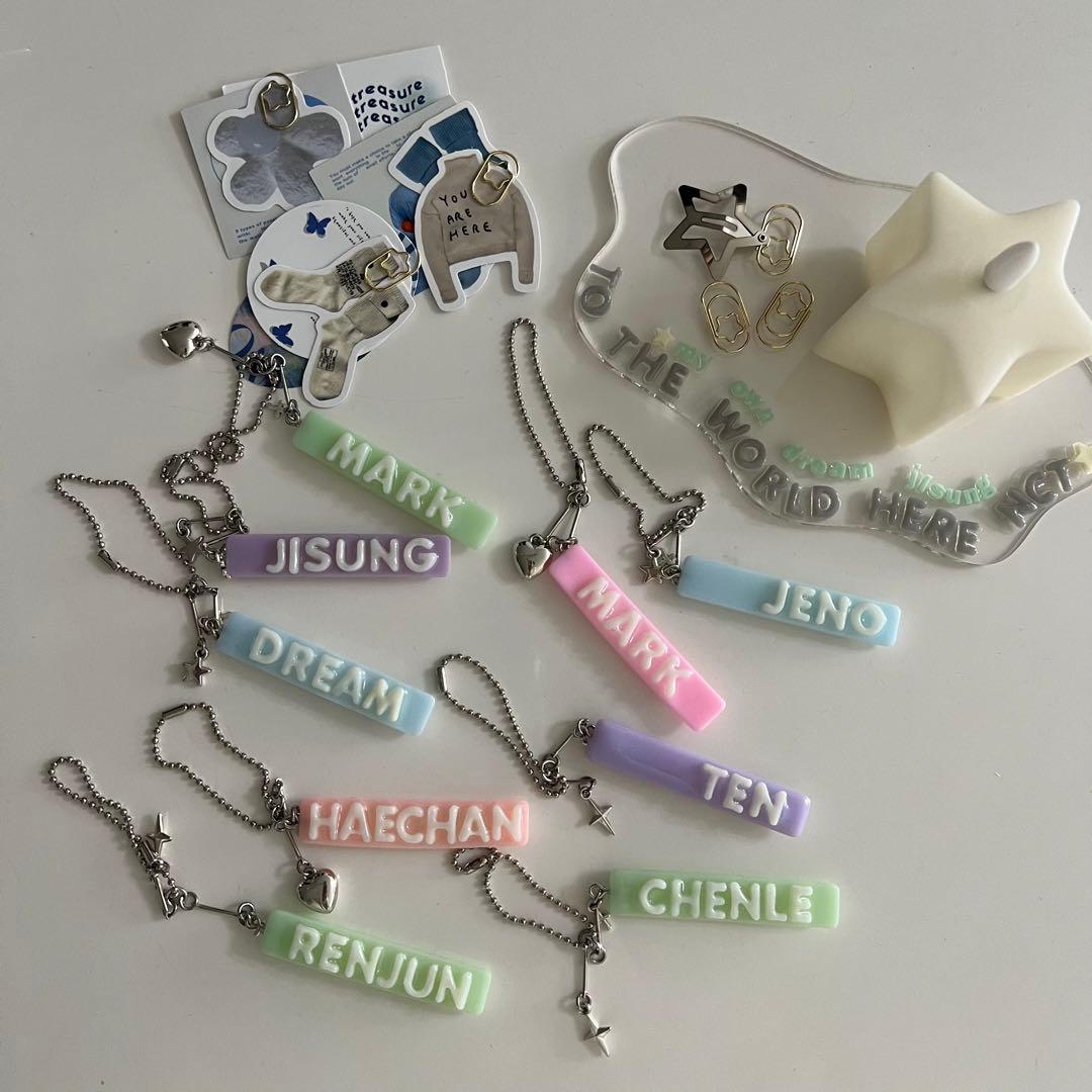 キーチェーントレカケース　レジン　トレカケース　デコ　オーダー　NCT チソン