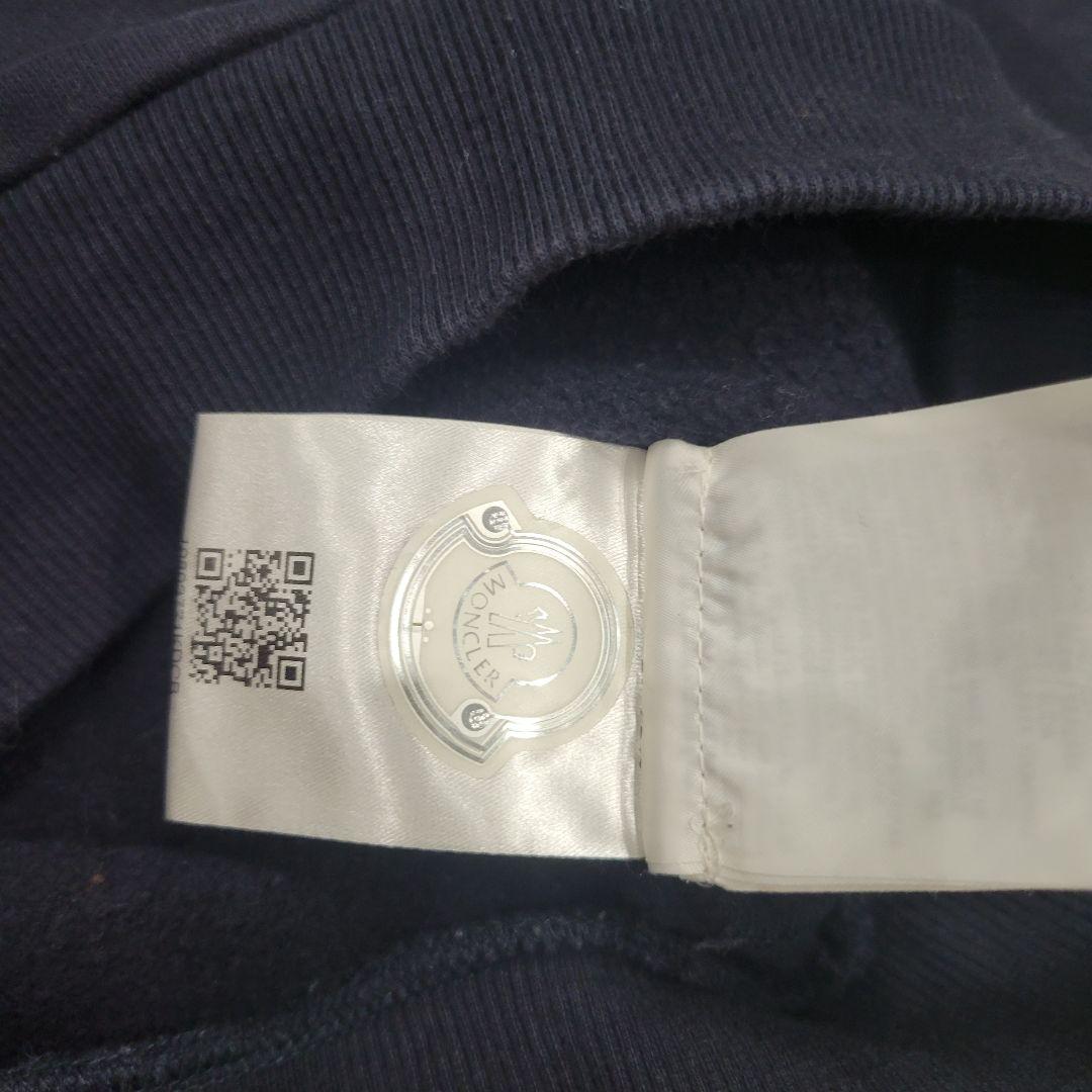 モンクレール　ネイビー　キッズ　トレーナー　ワッペン　ロゴ　スウェット　ロング