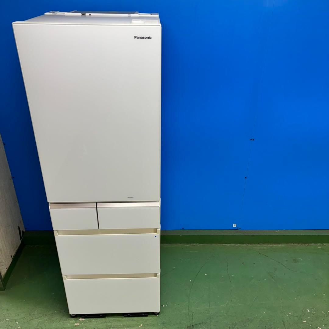 538 大型冷蔵庫　関東圏対応　右開き　自動製氷機付　400L強　今だけ半年保証