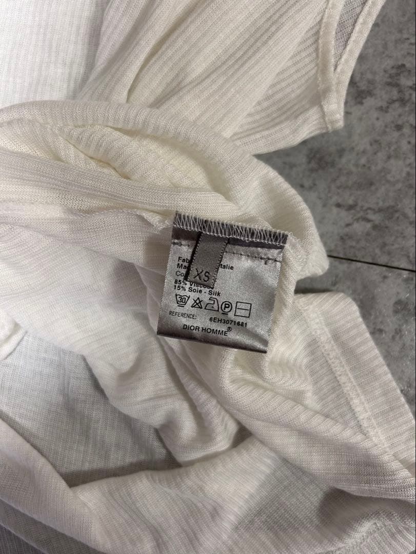 Dior Homme SS06 レーヨン　ストライプ　キャミソール　タンクトップ