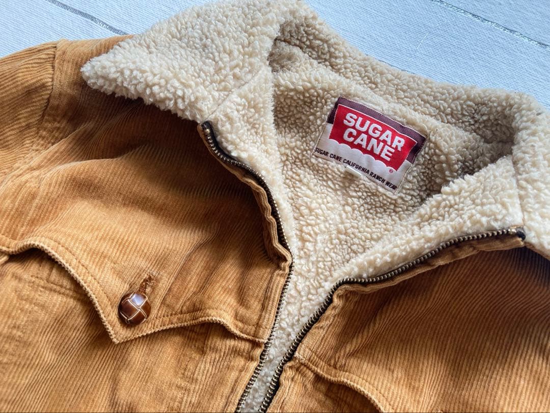 SUGAR CANE ⭐︎ コーデュロイボア ランチジャケット、ジャンパー