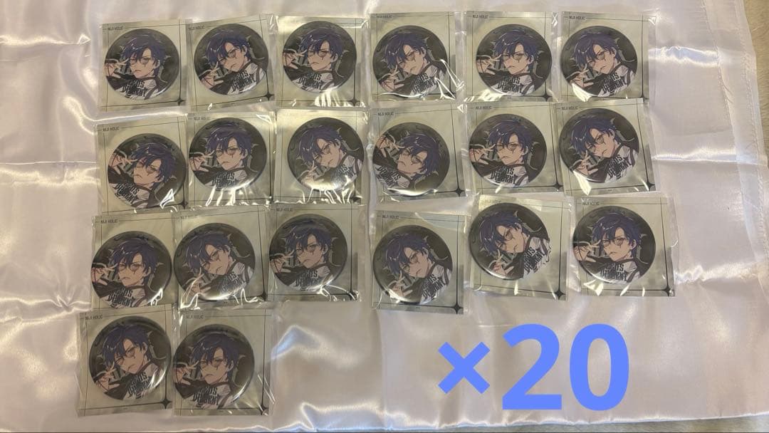 1/29まで にじさんじ レオス・ヴィンセント NIJI HOLIC 缶バッジ