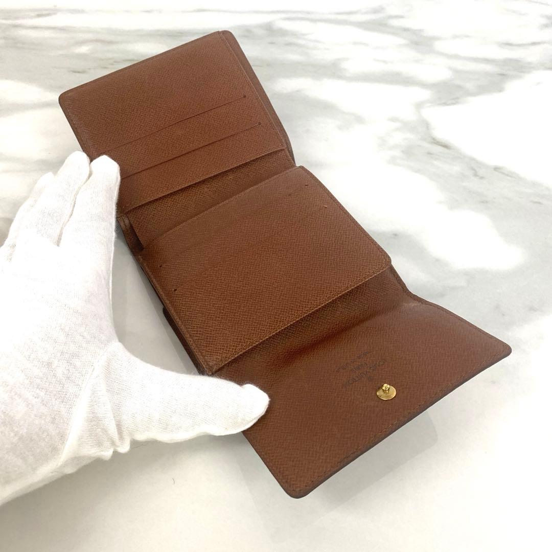 #ルイヴィトン モノグラムのお財布　ユニセックス　Wホック