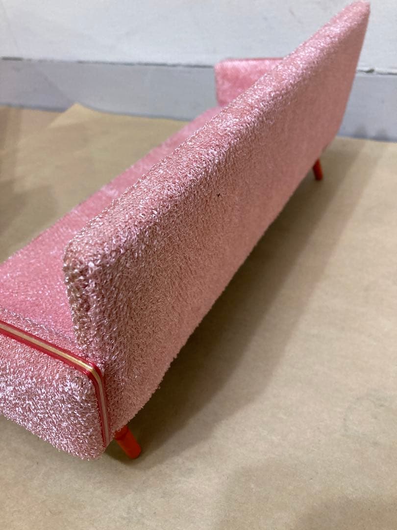 希少 JUNPO TOY ミニチュア家具 ソファ＋テーブル椅子セット　昭和レトロ