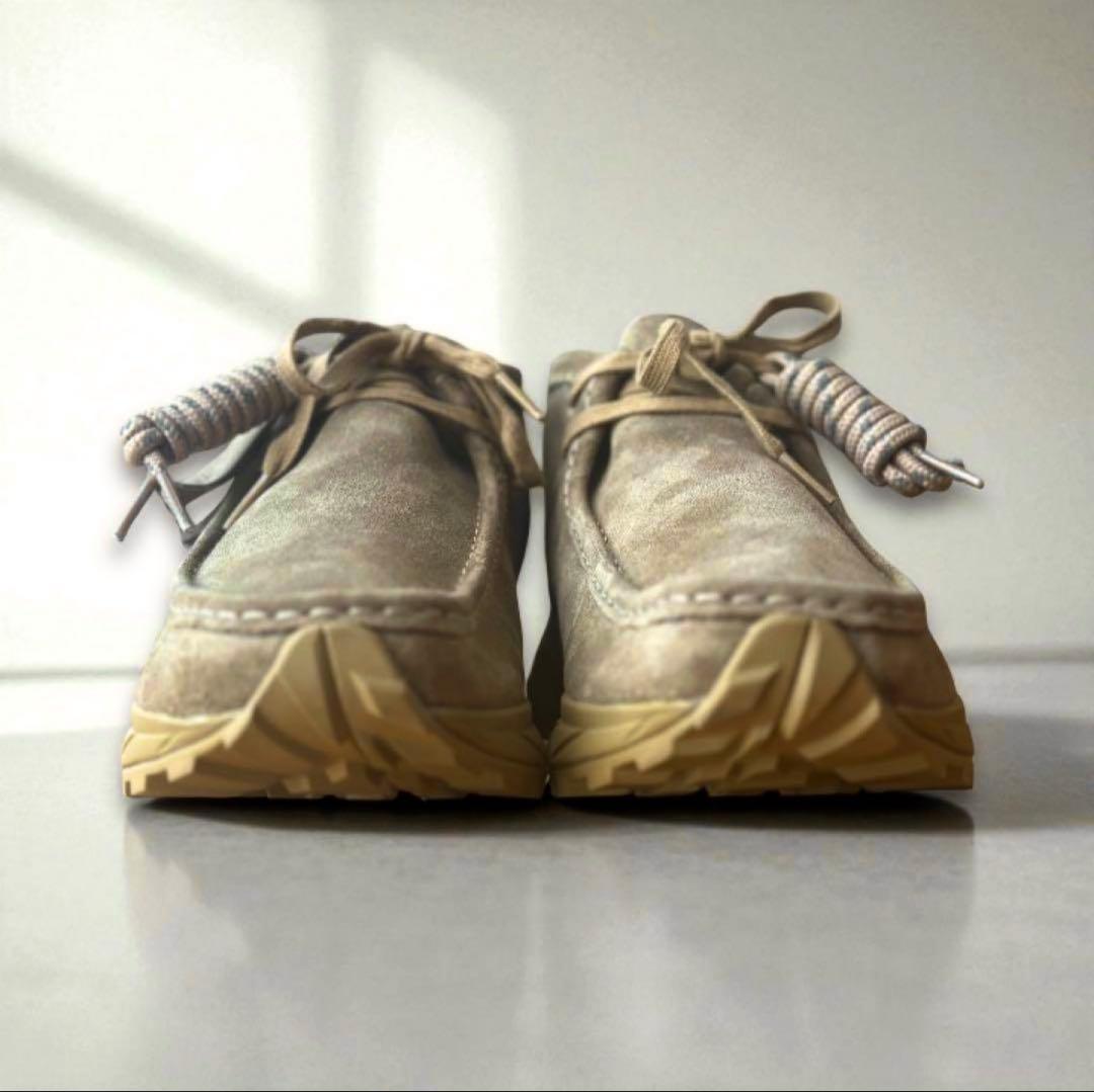 【美品】Clarks Wallabee Eden UK8 ローファー モカシン