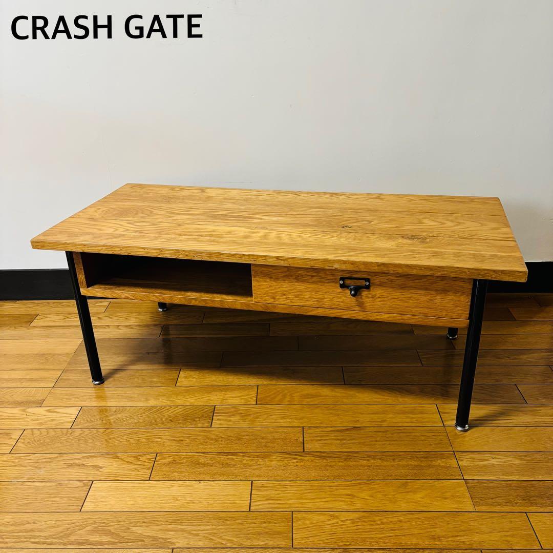 【希少品】関家具 CRASH GATE ノットアンティーク引き出し付　送料込み