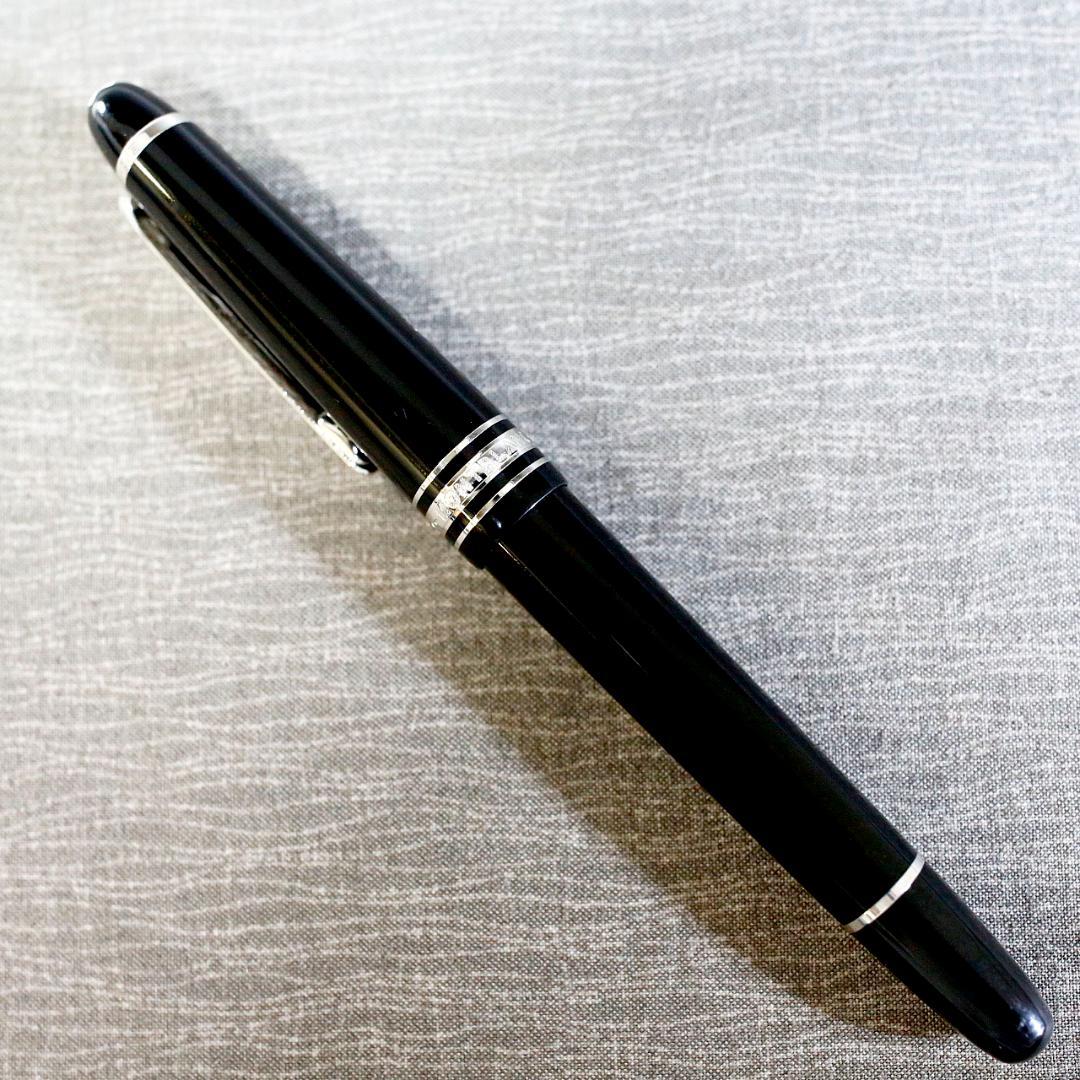 【美品 送料込み】モンブラン 万年筆 １４５ マイスター プラチナライン