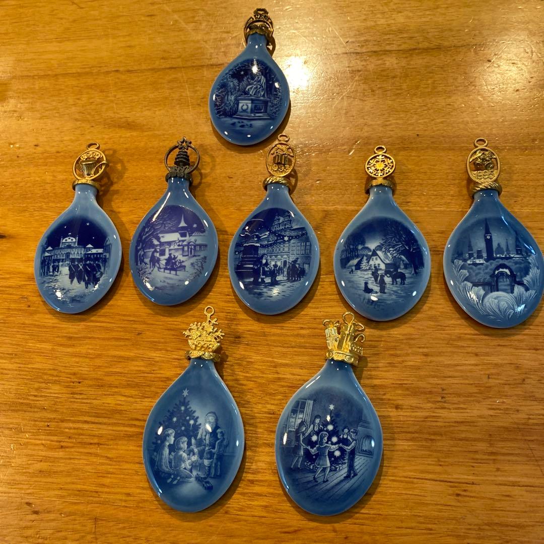 ロイヤルコペンハーゲン　オーナメント8個セット　No.137