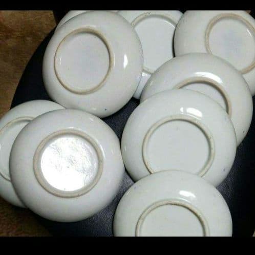 時代もの染め付け小皿１２枚です