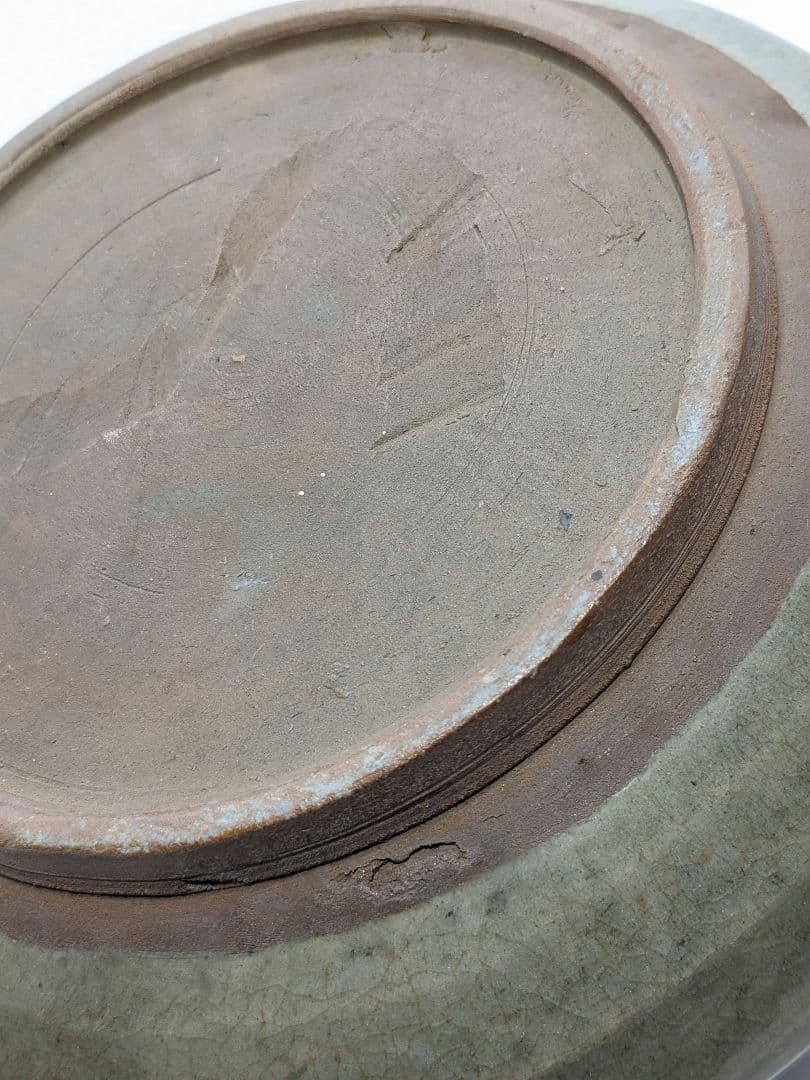 岡本英山 虫明焼 建水 茶こぼし 茶道具 茶器 抹茶 茶陶 容器 食器 工芸品