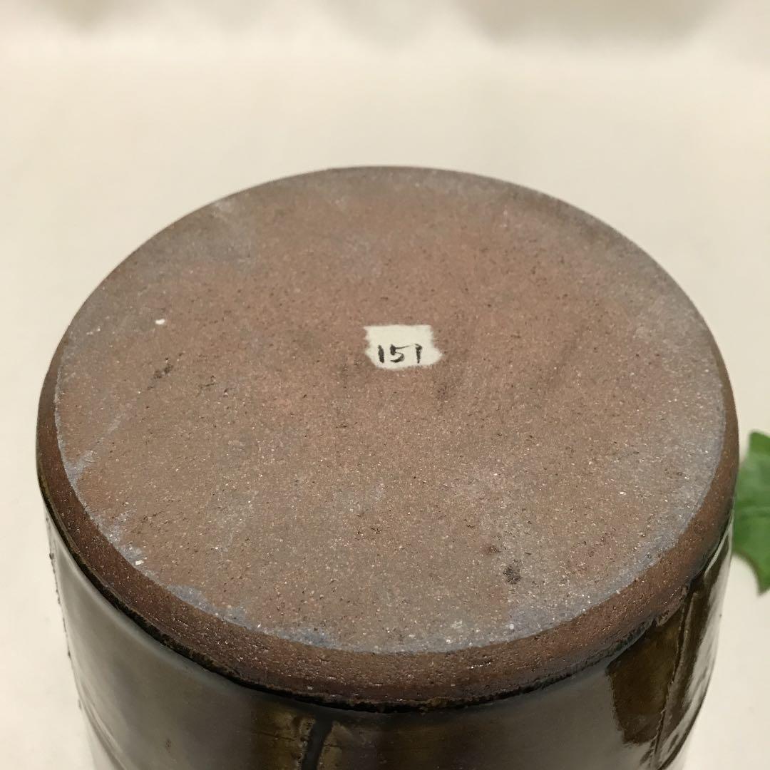 新品　丹波立杭焼　清水俊彦作　水指　お茶道具　手作り　工芸品　水差し　共箱