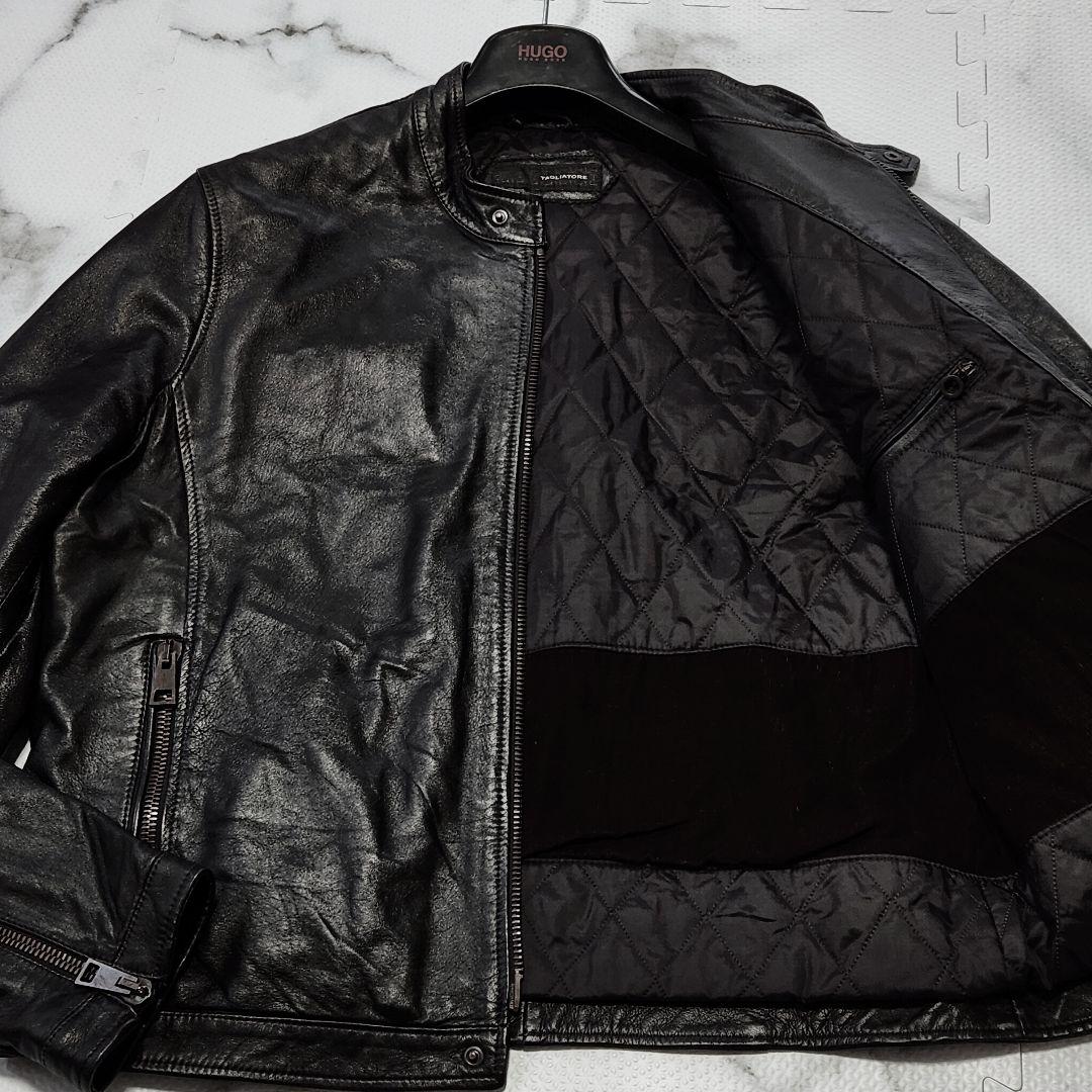 入手困難✨XXL相当 タリアトーレ ライダースジャケット ラムレザー 54