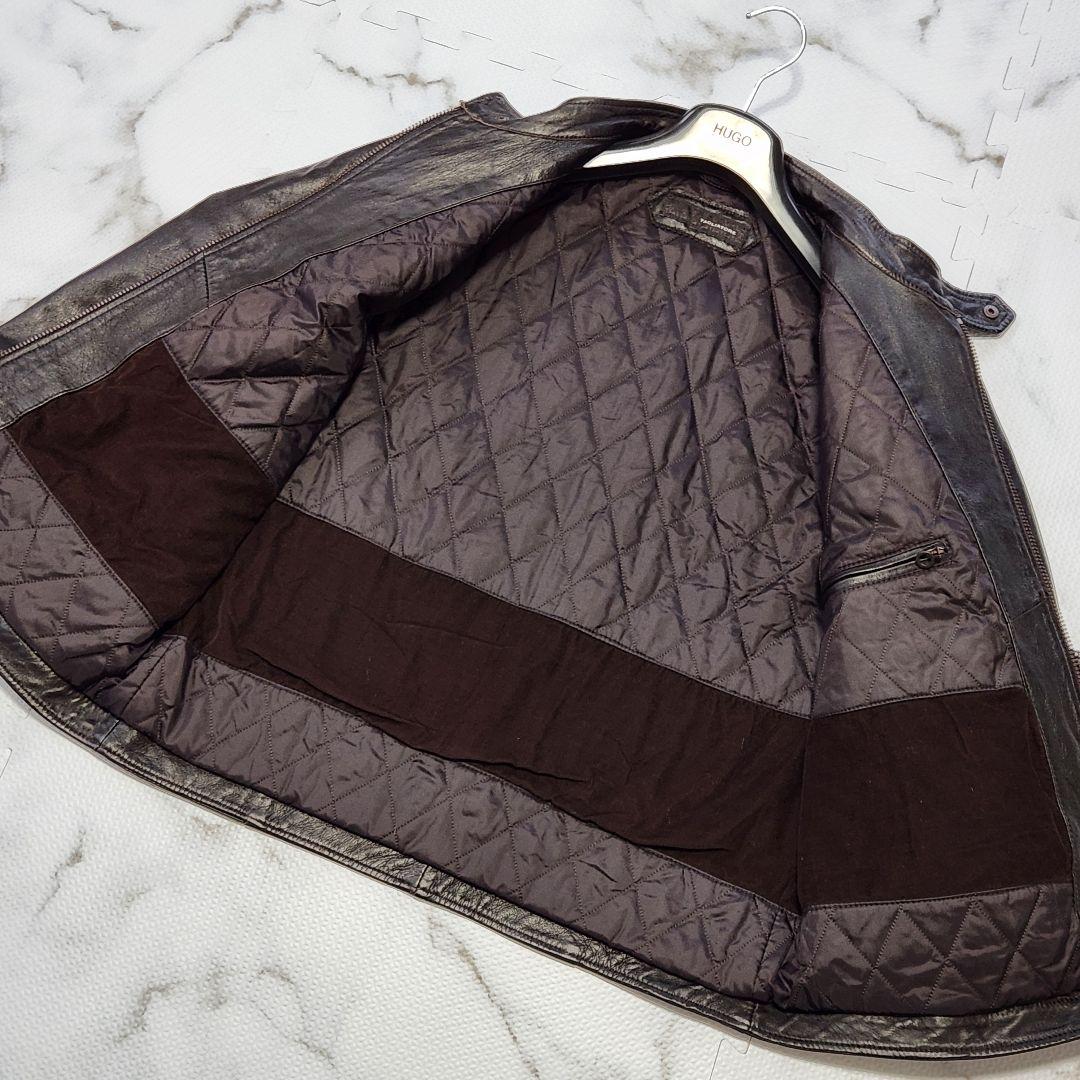 入手困難✨XXL相当 タリアトーレ ライダースジャケット ラムレザー 54