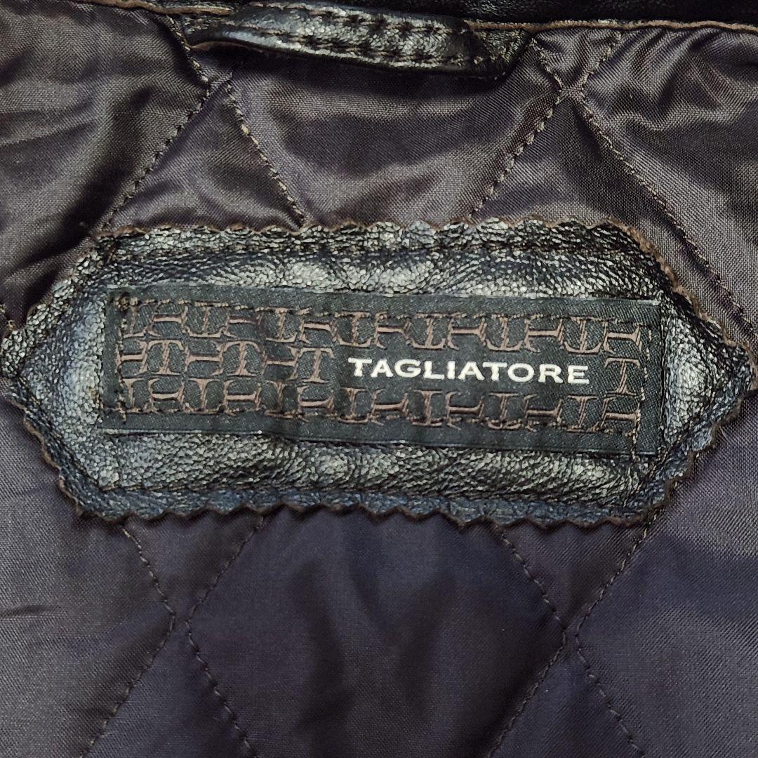 入手困難✨XXL相当 タリアトーレ ライダースジャケット ラムレザー 54