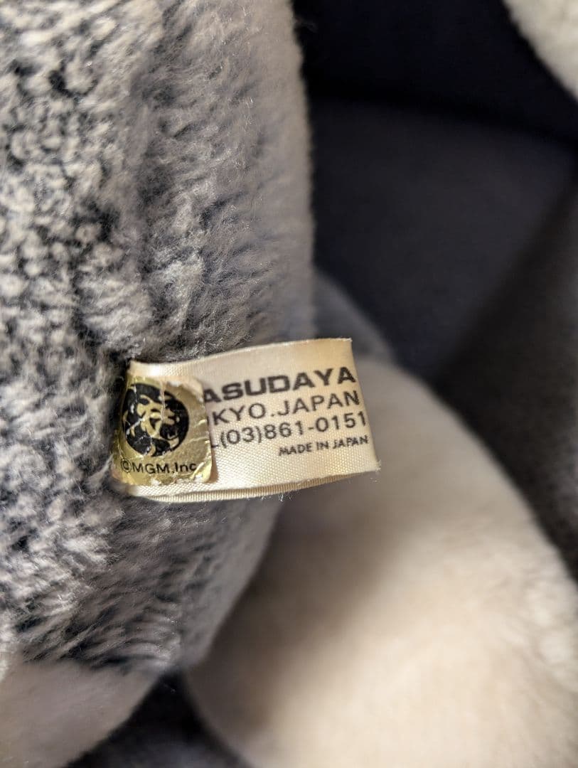 トムとジェリー　ぬいぐるみ　レトロ　トム ぬいぐるみ グレー　希少品