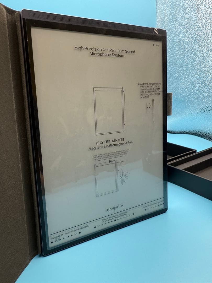 美品★iFLYTEK AINOTE Air 2＋純正カバー＋純正スタイラスペン