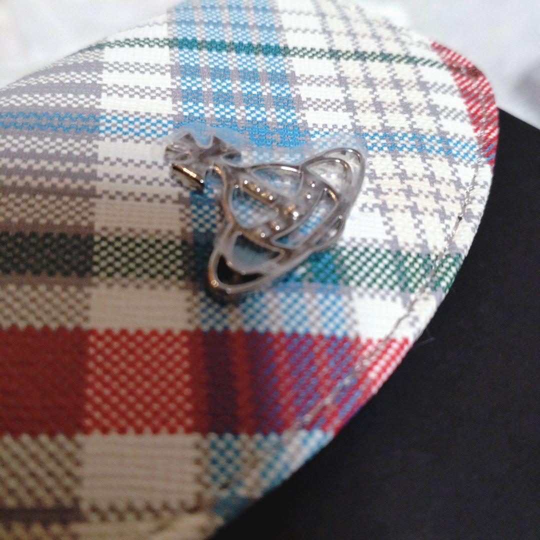 ✨️未使用✨️ヴィヴィアンウエストウッド マドラス チェック 二つ折財布