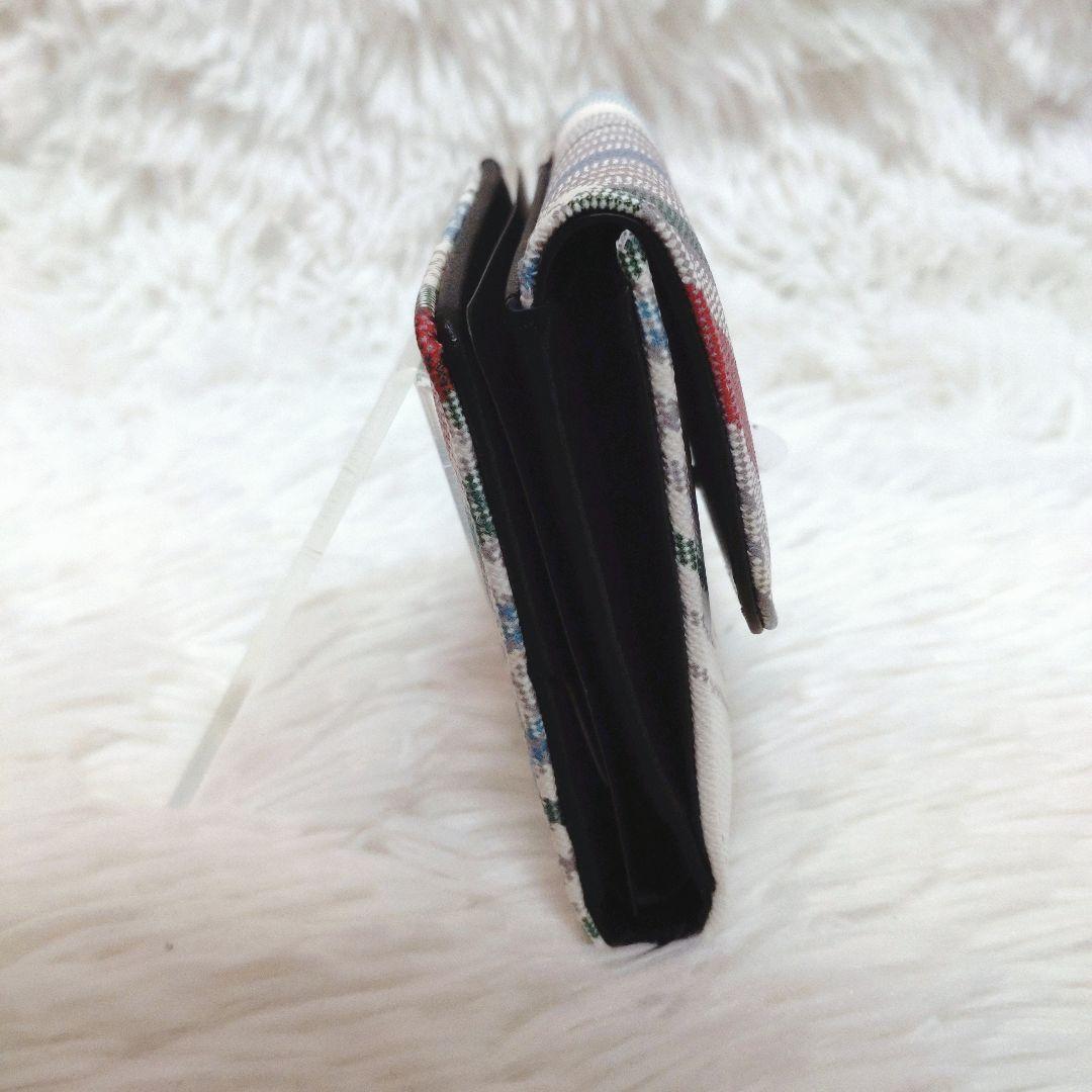 ✨️未使用✨️ヴィヴィアンウエストウッド マドラス チェック 二つ折財布