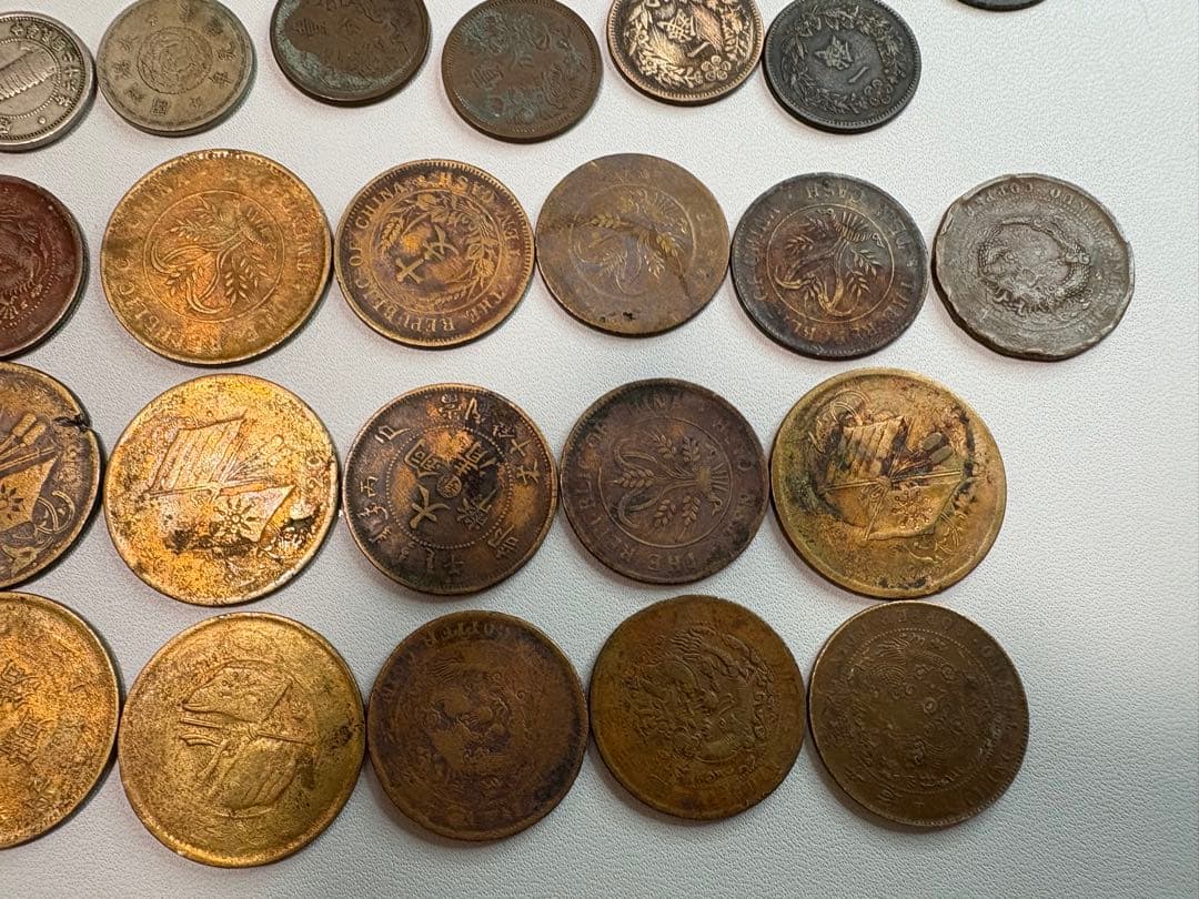 1-36 中国　満州　古銭まとめ　穴銭　廣東省造　江南省造　湖北省造