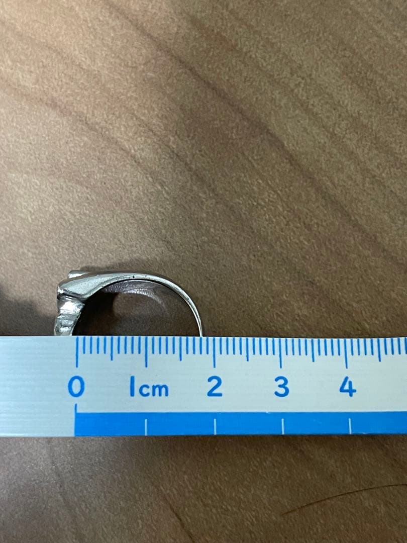 01aw UNDERCOVER davf期 クロスボーン ダイヤ リング