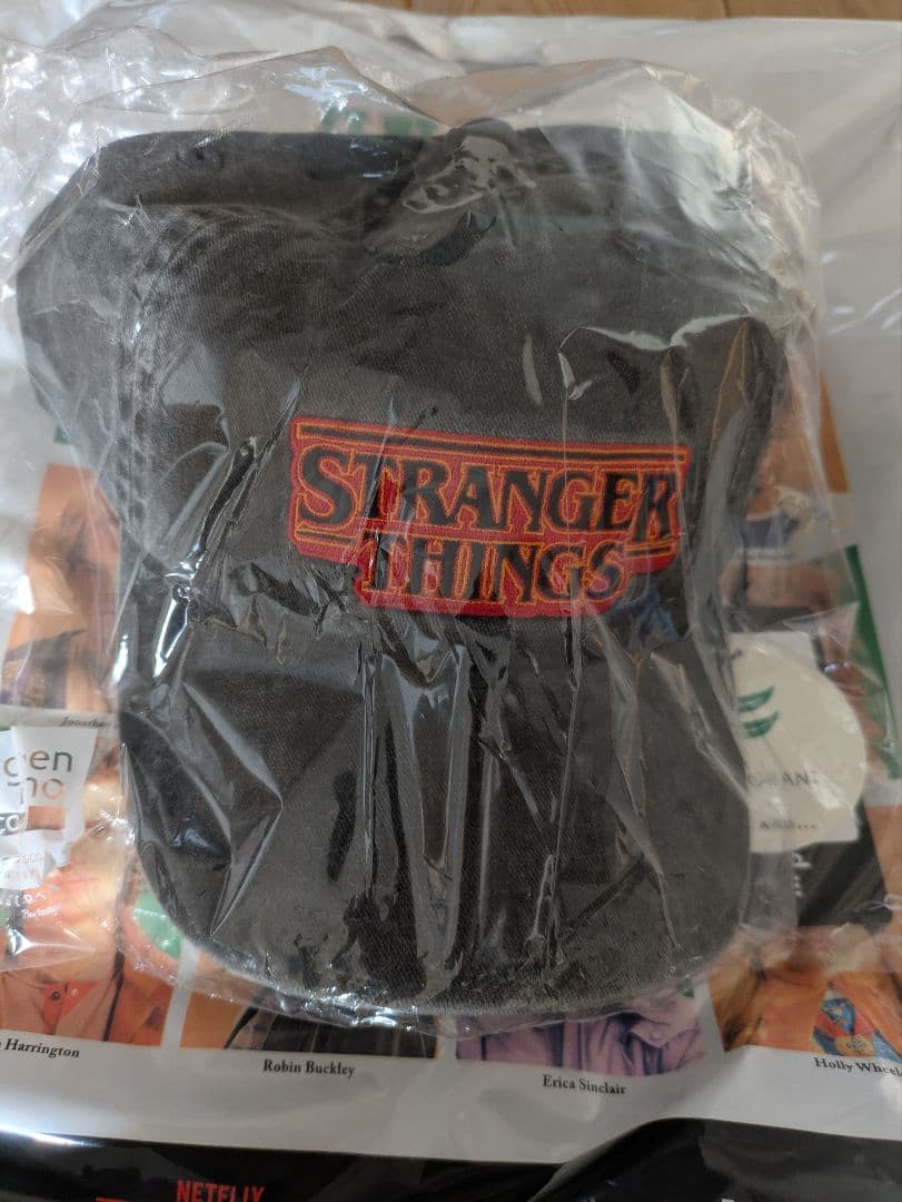 STRANGER THINGS コラボキャップ グレー