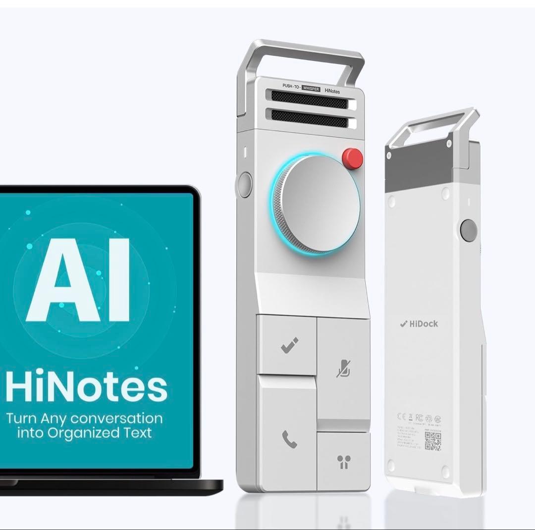 て*い様 HiDock P1 AIボイスレコーダー 64GB スターホワイト