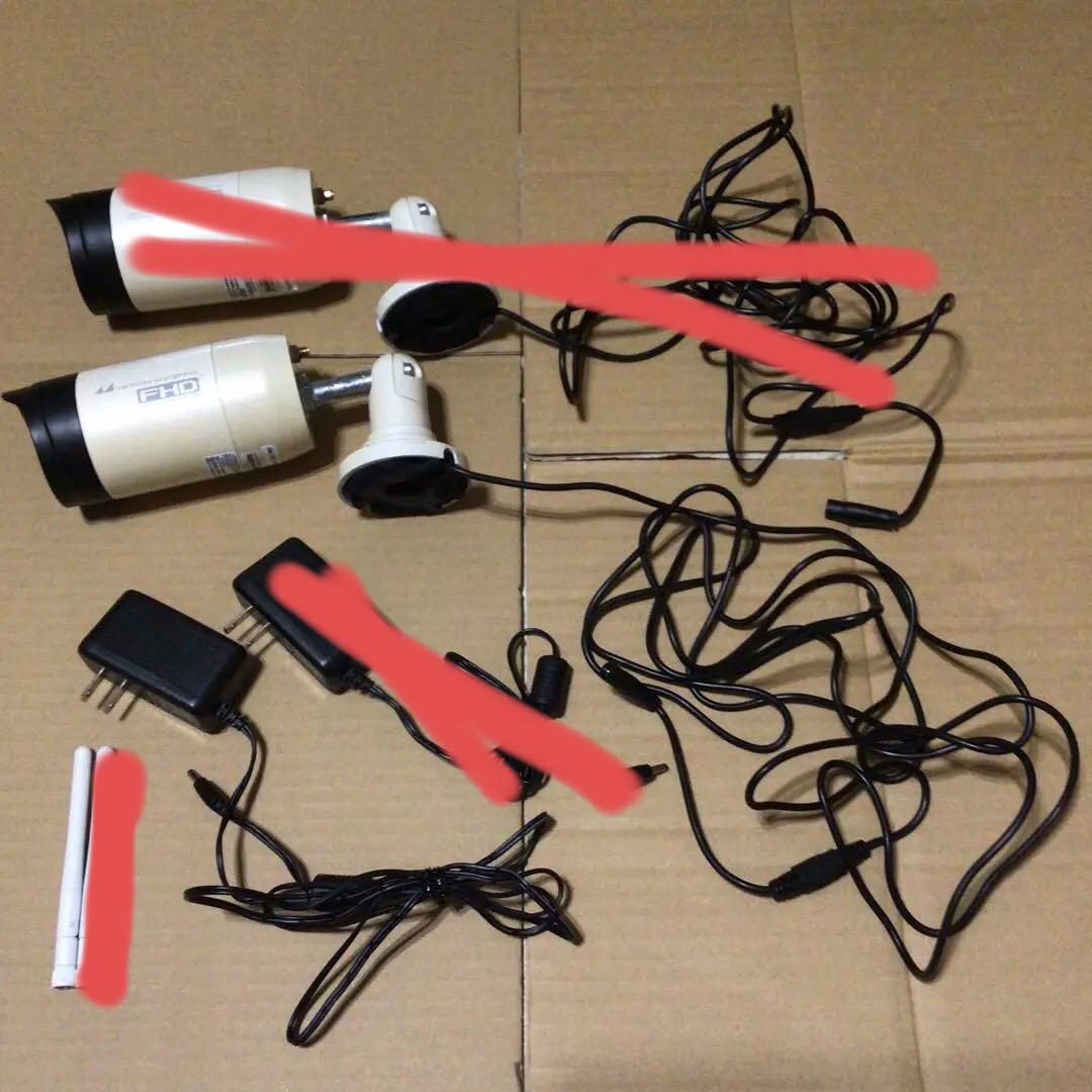 日本アンテナ 防犯カメラ ワイヤレスモニター FHD SC05ST セット