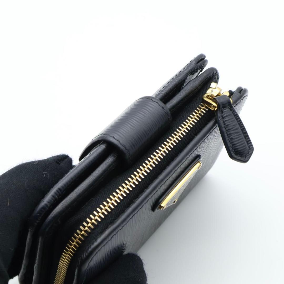 【極美品】PRADA 二つ折り財布　ヴィッテロムーブ　トライアングルロゴ　黒