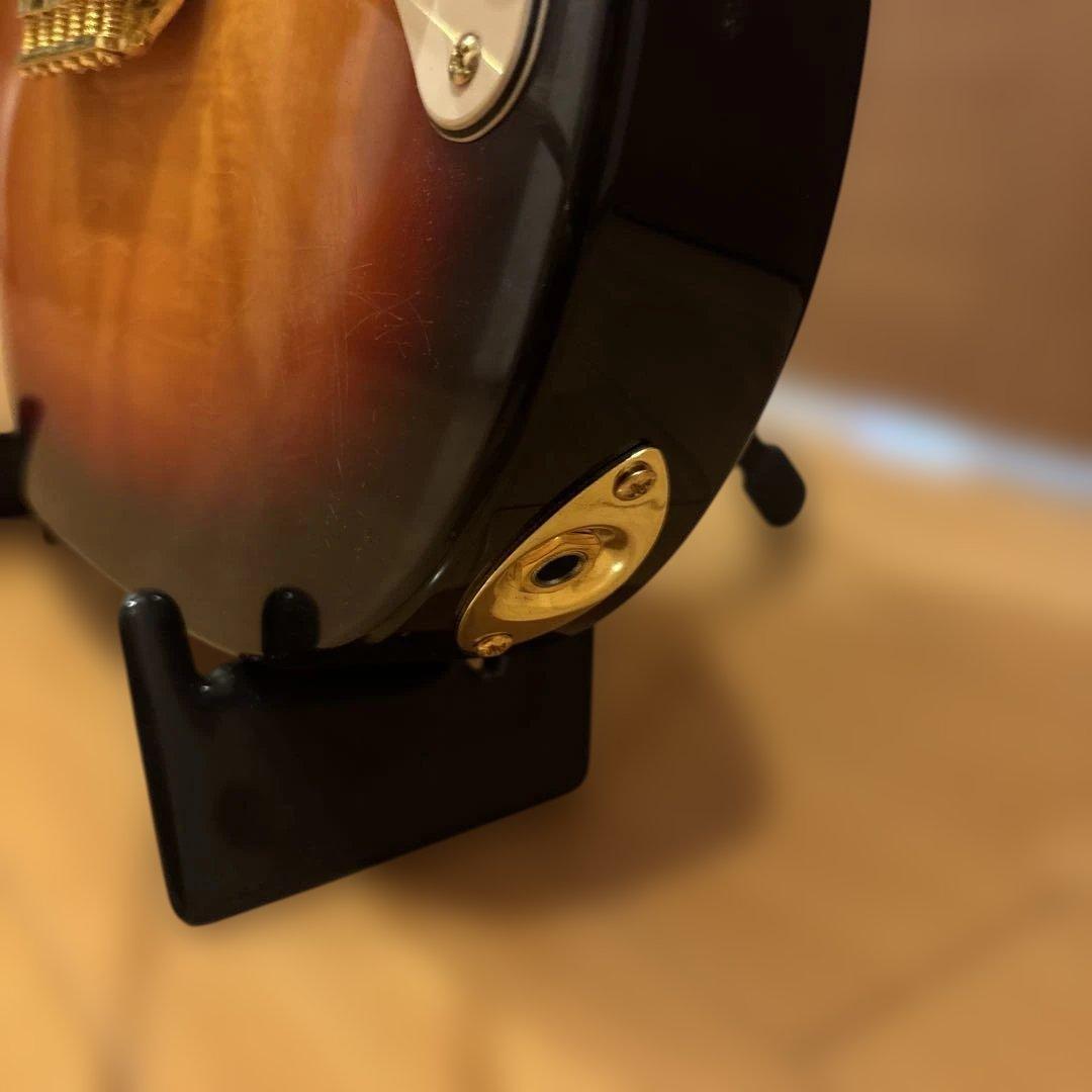 Ibanez GIO ゴールドパーツ仕様 トレモロアーム付 新品弦張替済