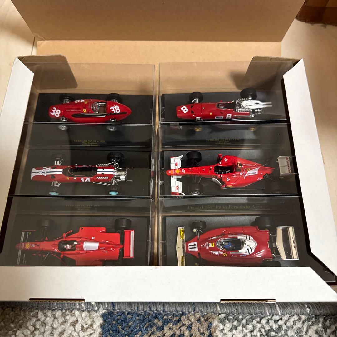 アシェット　公式フェラーリF1コレクション84台セット