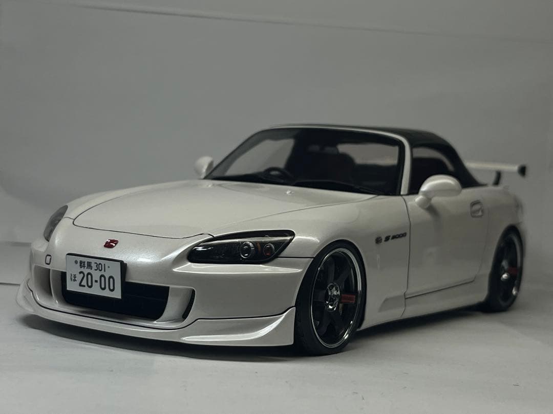 ignition model 1/18 ホンダ S2000 AP2 ホワイト 改