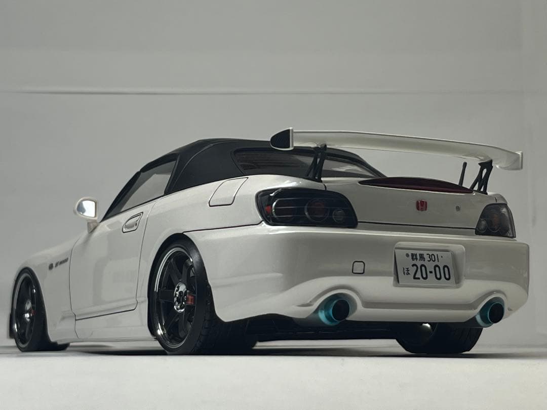 ignition model 1/18 ホンダ S2000 AP2 ホワイト 改