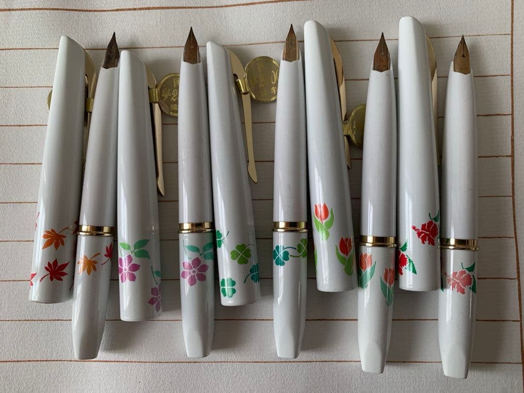 プラチナ 万年筆 14K 10本まとめ売り