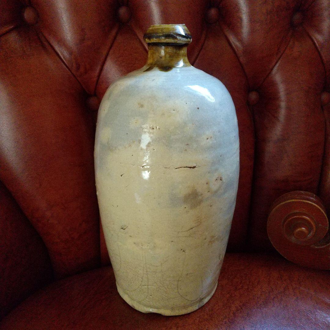 黄瀬戸徳利 御本瓶【江戸後期】