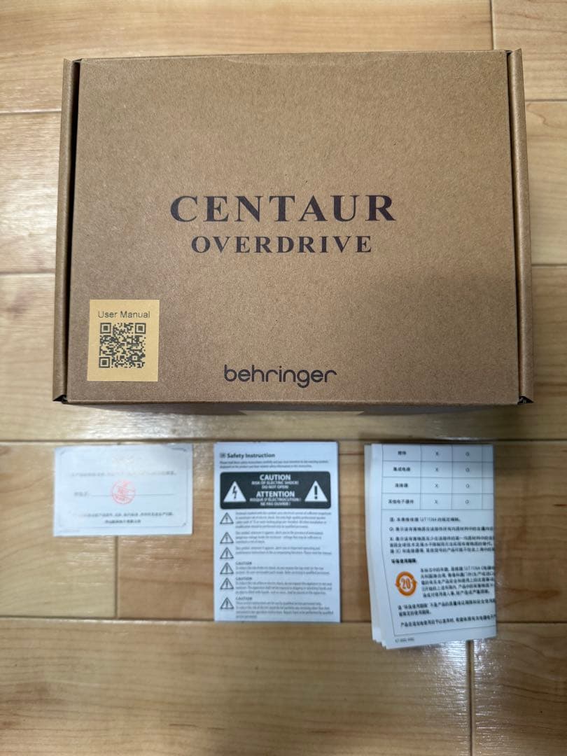 ギター behringer CENTAURO OVERDRIVE