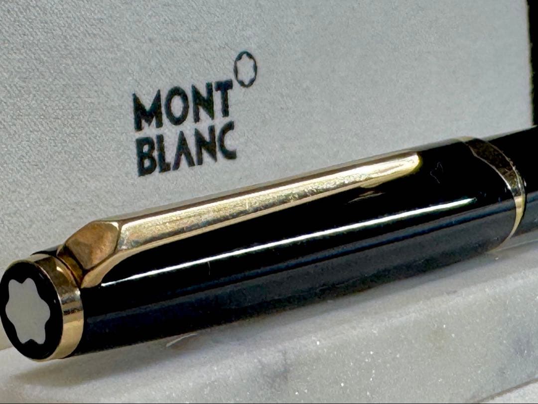 【極美品】モンブラン NO 121 万年筆 ペン先18K ブラック 太字