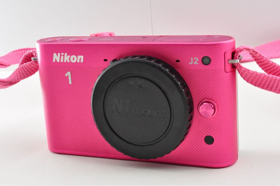 【ショット数4066回 / 美品】 Nikon 1 J2 ピンク ミラーレス