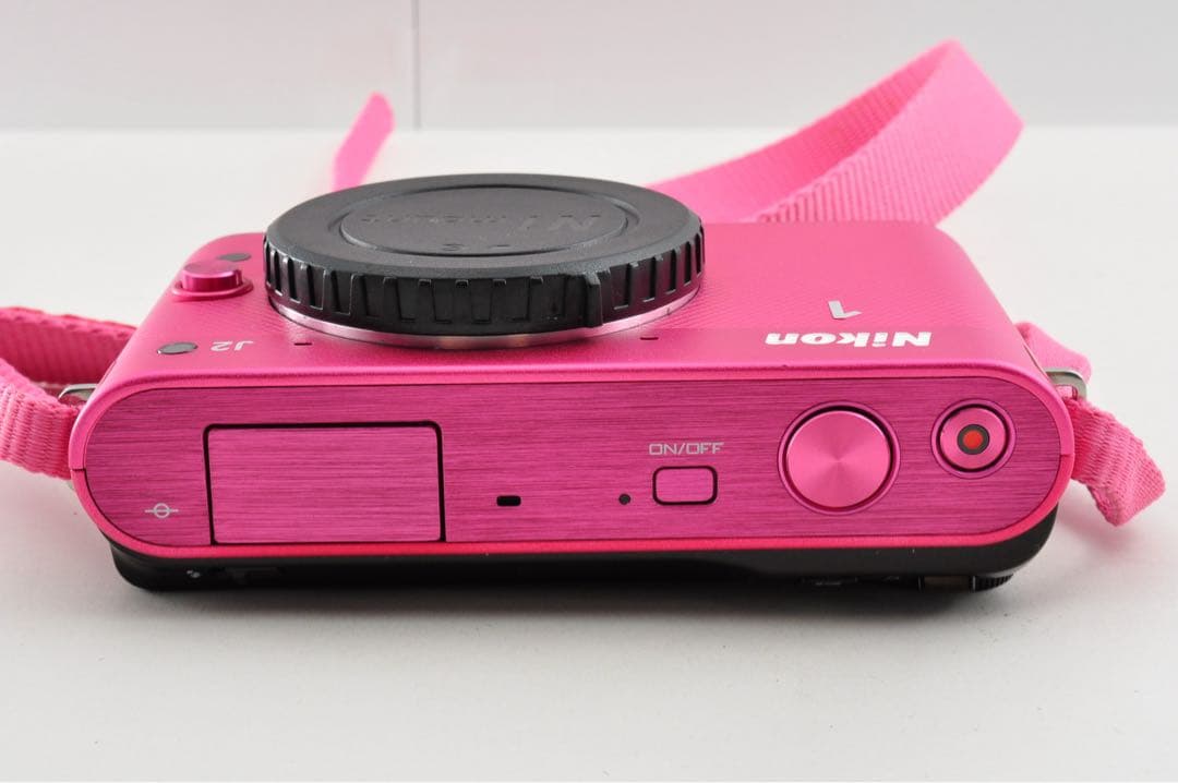 【ショット数4066回 / 美品】 Nikon 1 J2 ピンク ミラーレス