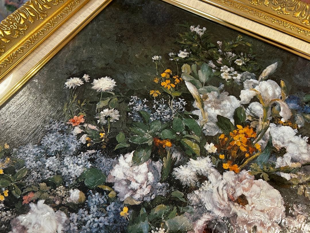 P*l様 【新品未使用】ルノワール　春の花　15号　立体複製画