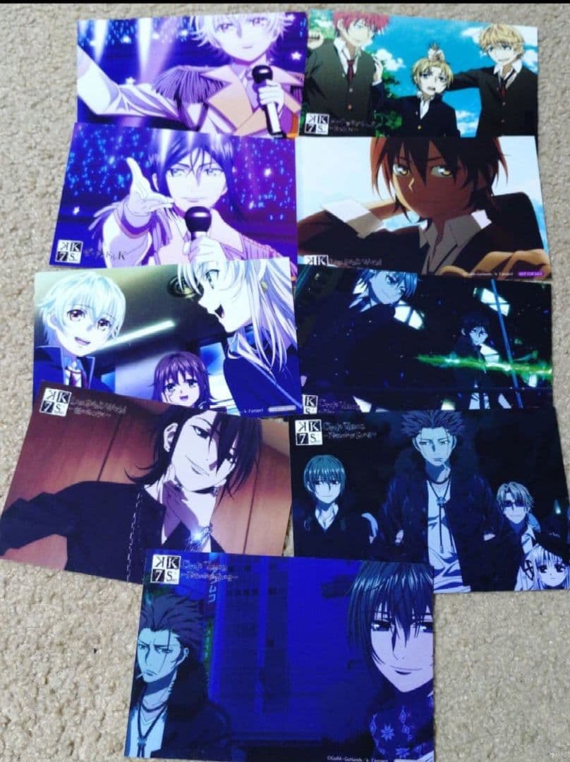 K SEVEN STORIES　アニメイト特典　ブロマイド　9種セット