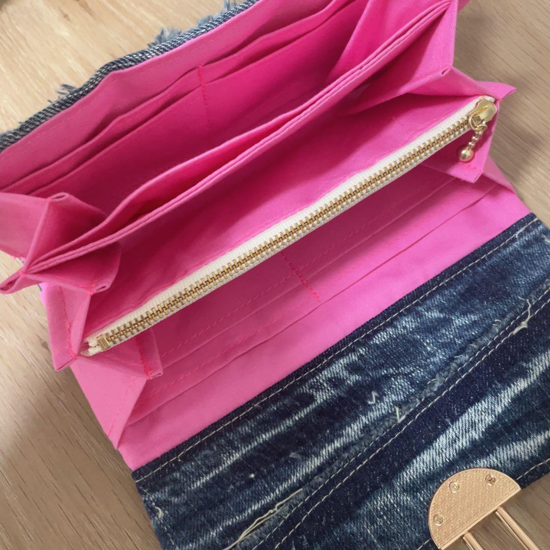 デニム リメイク　ウォレット