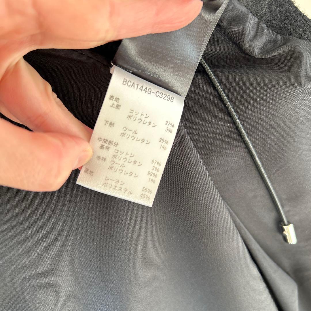 NEIL BARRETT ニールバレットコート　カーキ×ブラック　サイズ44